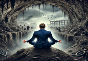 The Illusion of Self: Breaking Free from the Cave-Battlefield Cycle